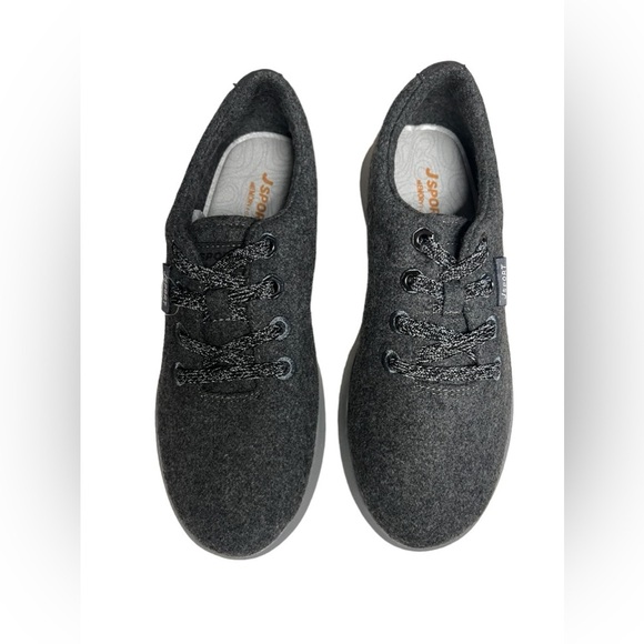 NIB Jambu JSPORT ARROW Womens Dark Gray S9ARW19 Wool Casual Slip On Sneaker 8 - Picture 9 of 9